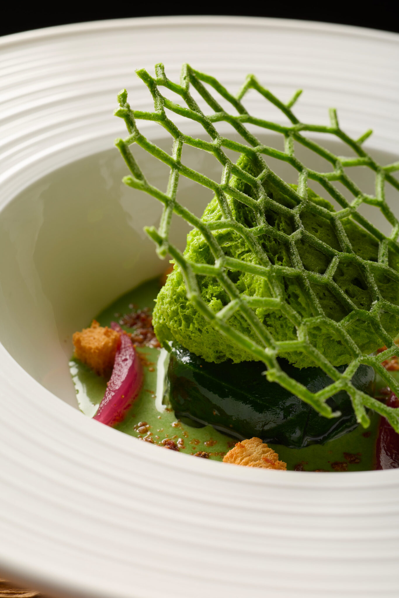 Photo plat création culinaire